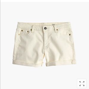 🍋J. Crew Denim short in ecru wash